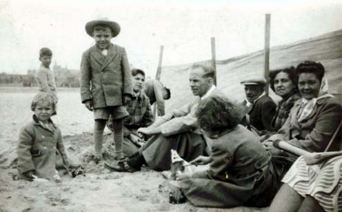 Family on the Beach.